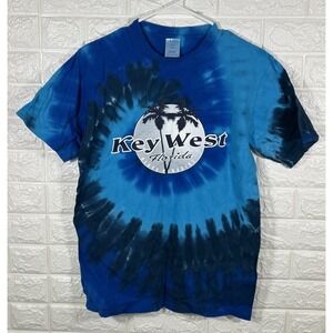 KEY WEST FLORIDA MENS SHIRT SIZE SMALL COTTON SHORT SLEEVE TIE‎ DYE TYE